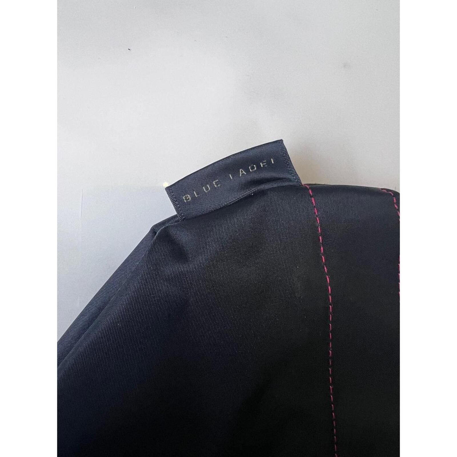 Burberry Blue Label Crestbridge Black Nylon Mini Tote