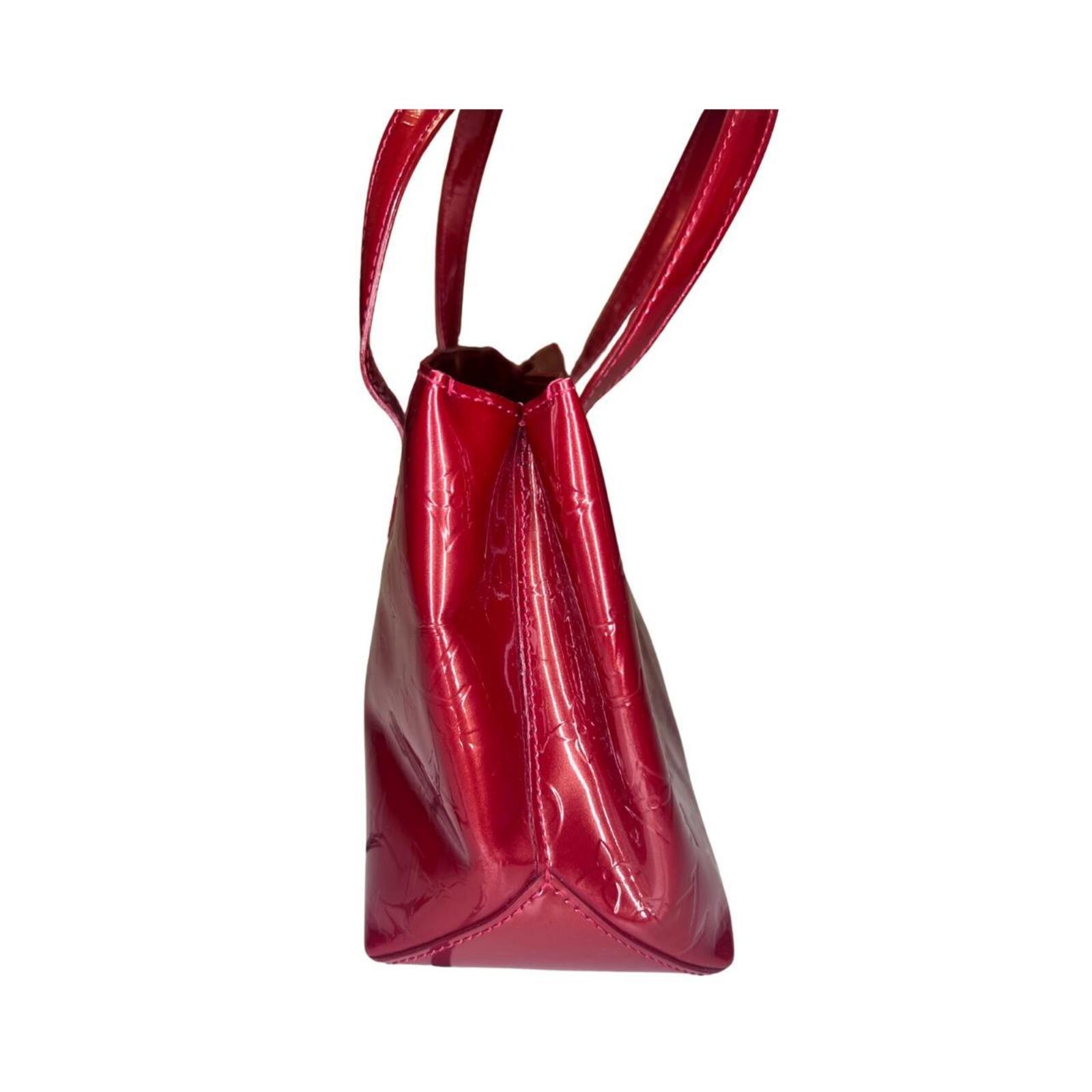 Red Louis Vuitton Red Wilshire PM Vernis Leather (2011)