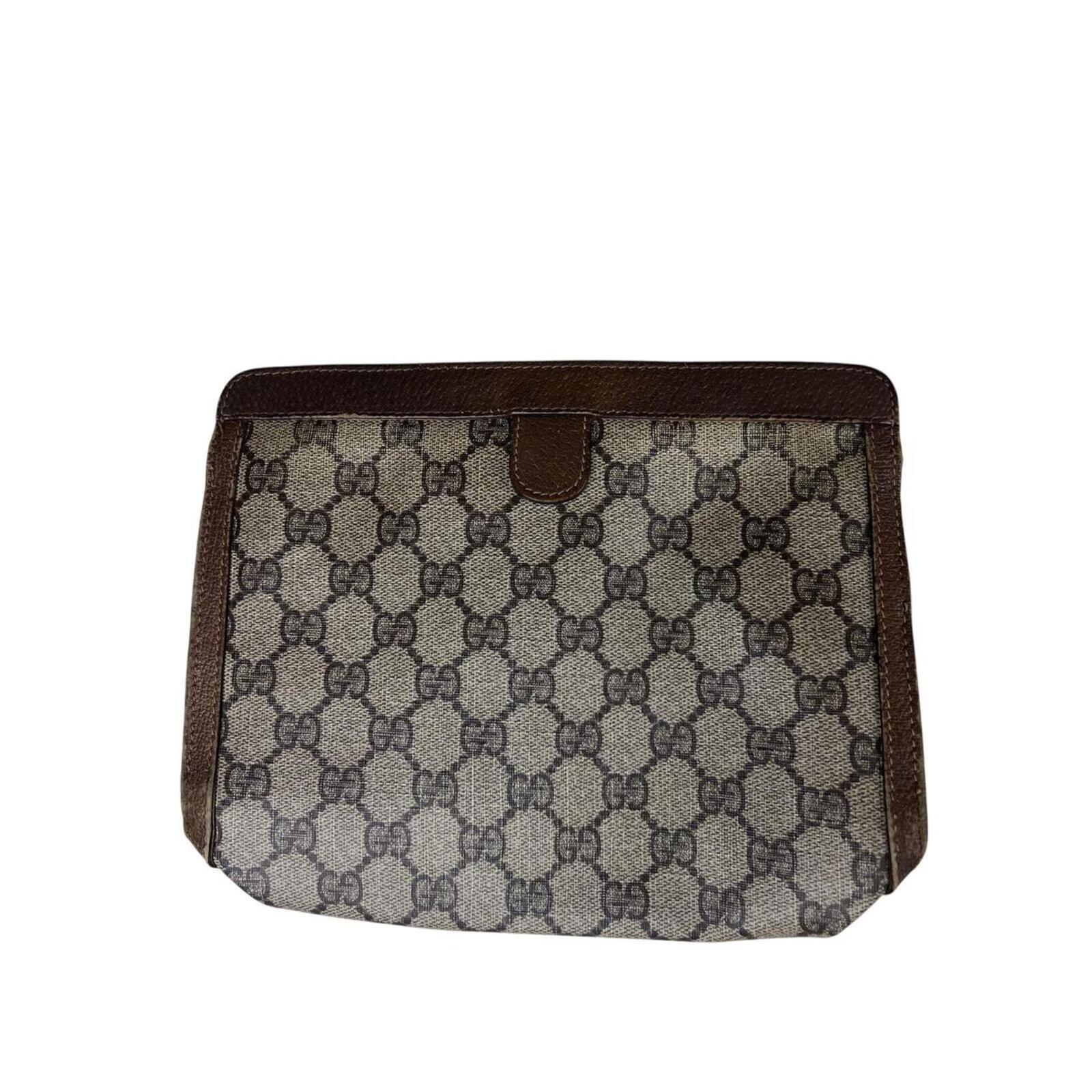 Gucci GG Monogram Clutch Bag