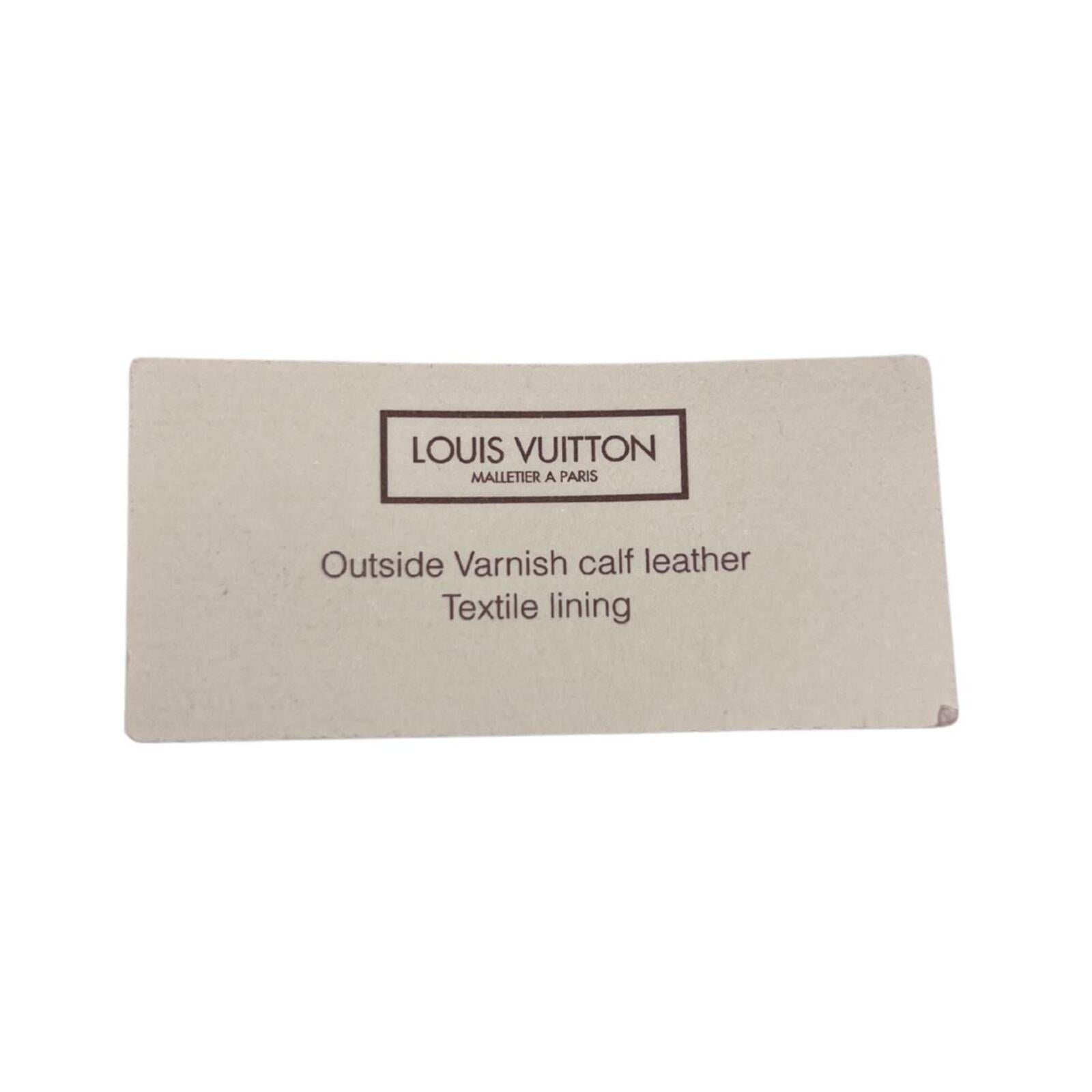 Red Louis Vuitton Red Wilshire PM Vernis Leather (2011)
