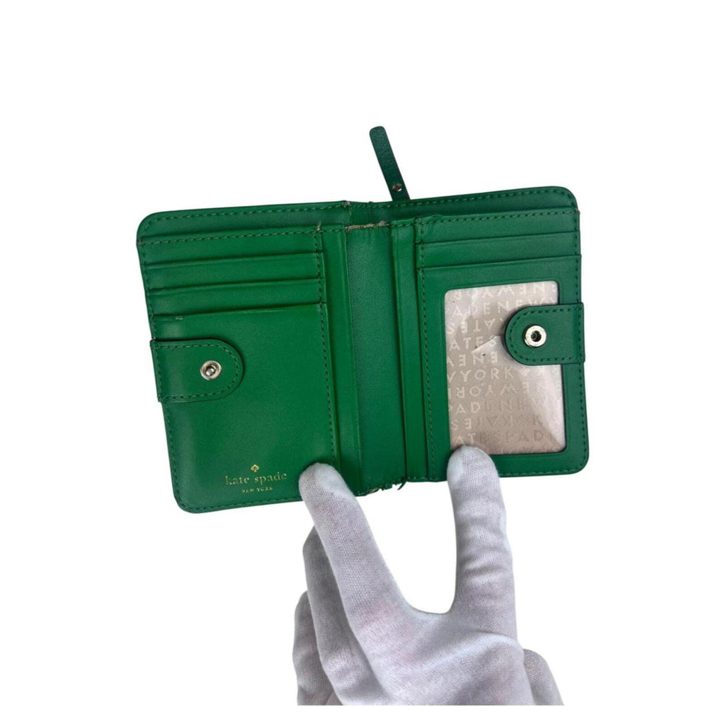 Kate Spade Wellesley Green Leather Wallet