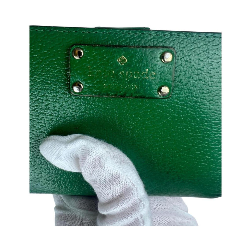 Kate Spade Wellesley Green Leather Wallet