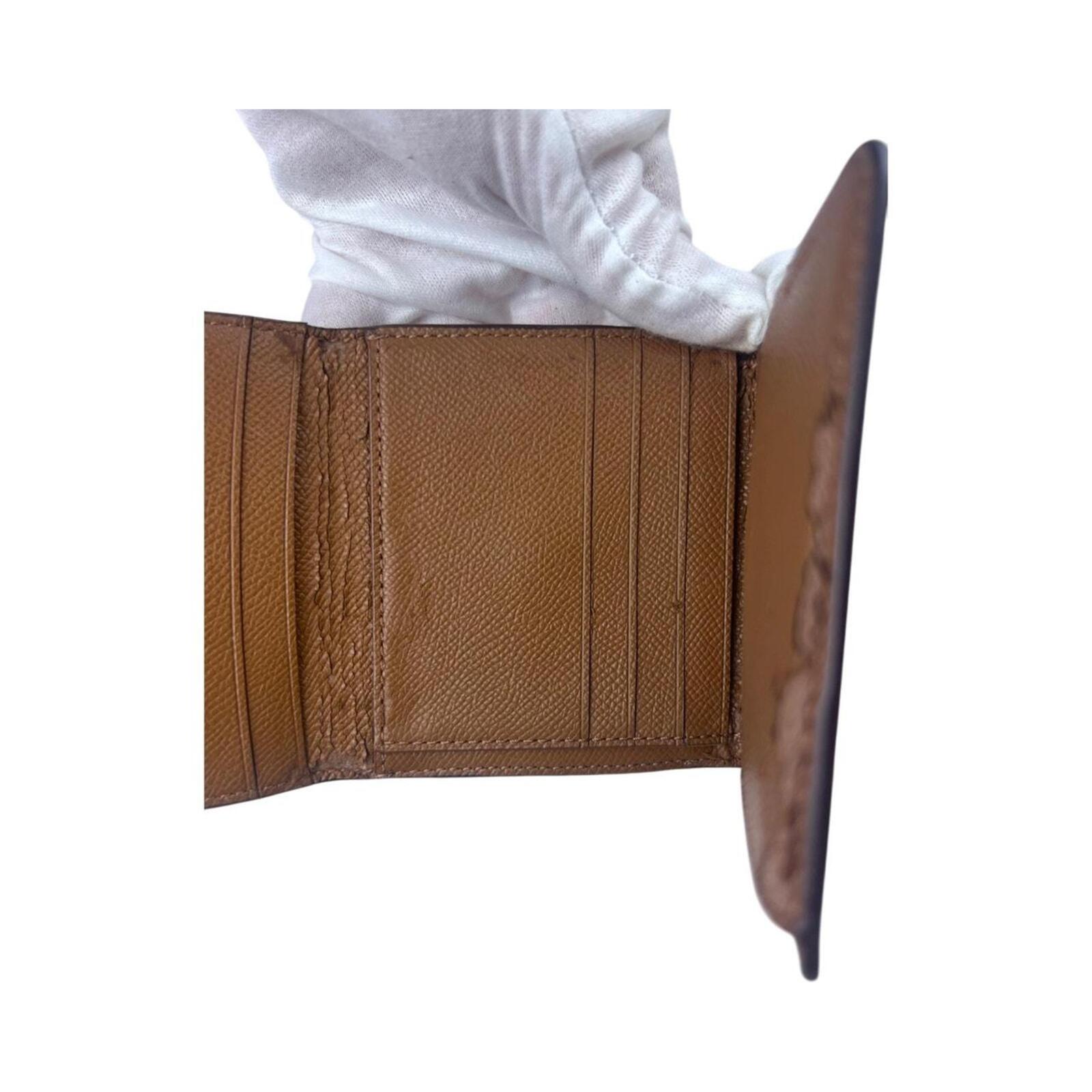 Coach Signature Canvas Snap Wallet