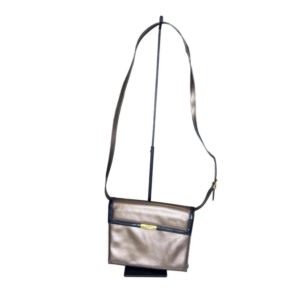 Vintage Salvatore Ferragamo front-flap crossbody bag