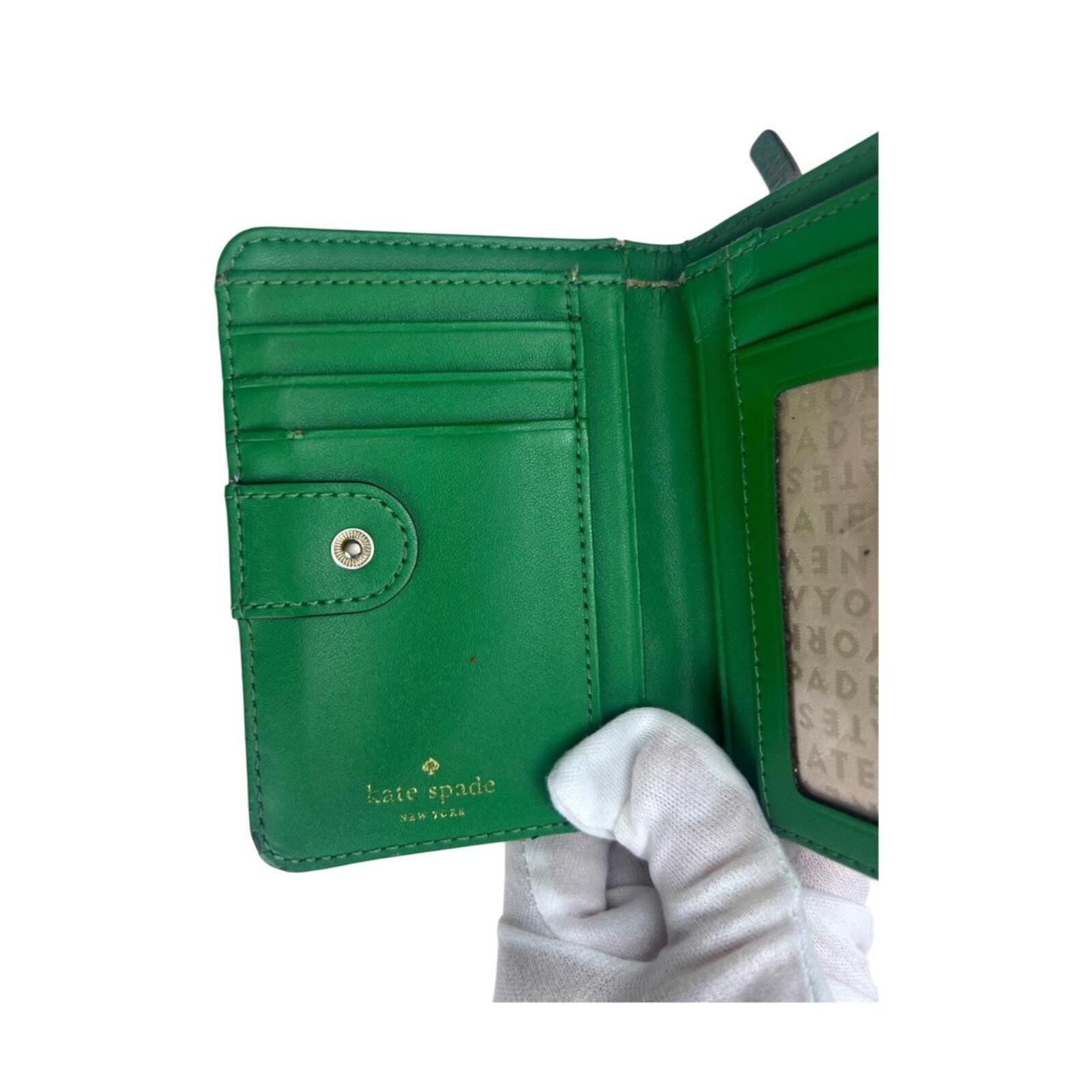 Kate Spade Wellesley Green Leather Wallet