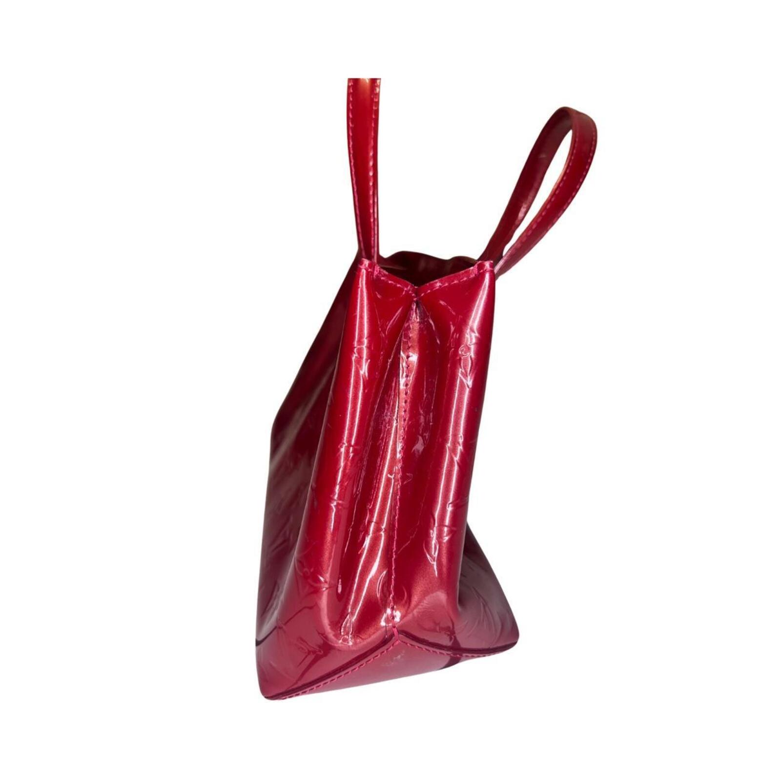 Red Louis Vuitton Red Wilshire PM Vernis Leather (2011)