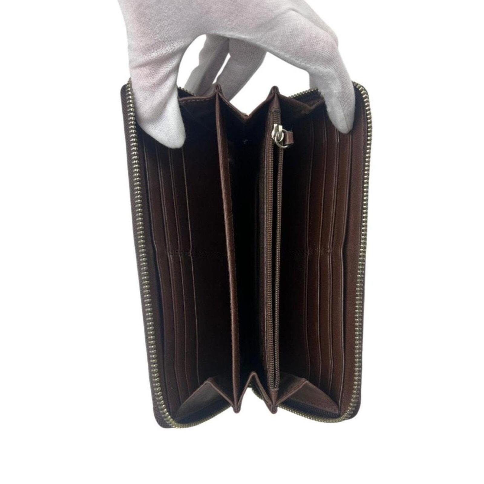 Coach embossed patent leather long wallet