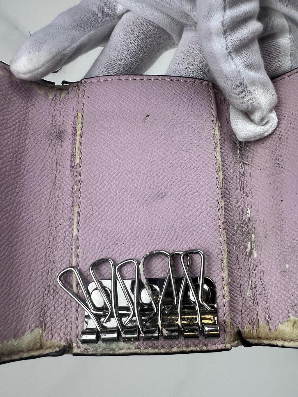 Coach Five Key Ring Case in Signature Canvas