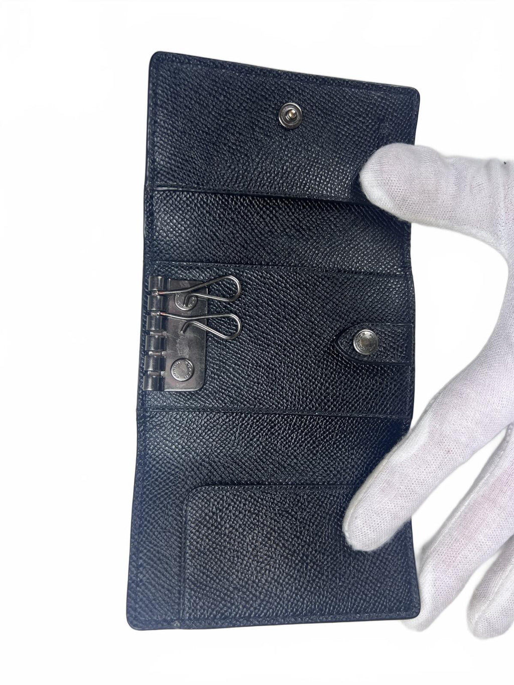 Coach 5 Ring Leather Key Case