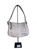 Coach Silver Metallic Leather Hobo Shoulder Bag