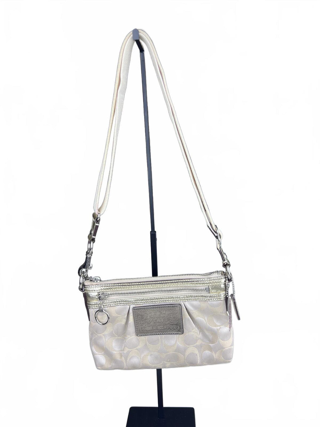Coach Poppy Signature Mini Shoulder Bag Canvas