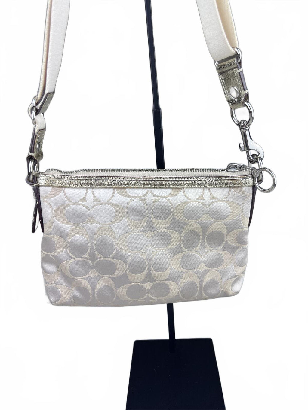 Coach Poppy Signature Mini Shoulder Bag Canvas