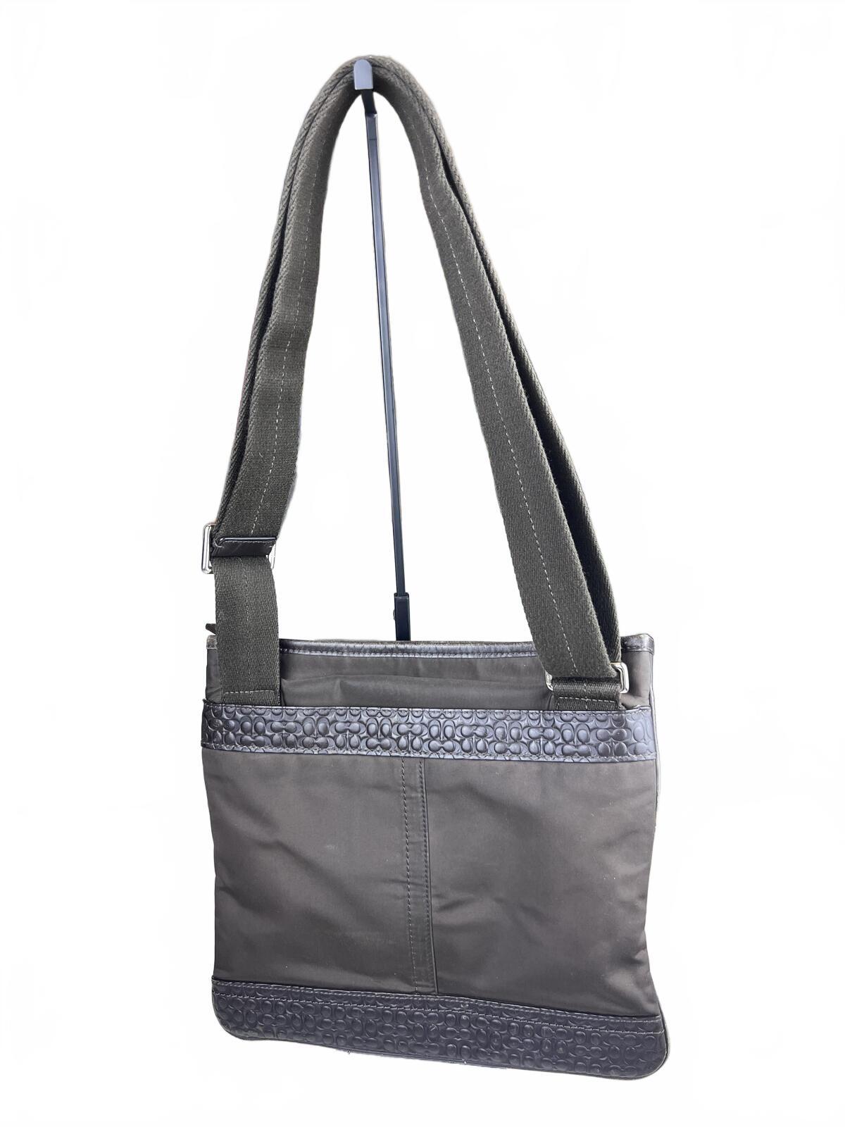 Coach Grey Nylon Corssbody Bag