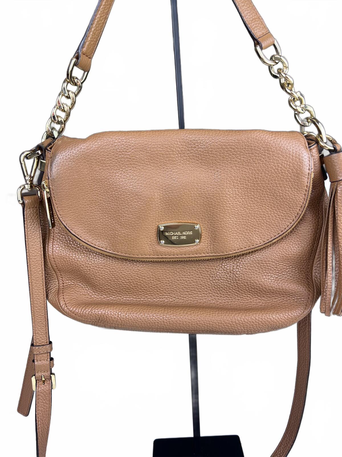 Michael Kors Bedford Tassel Brown Leather Bag