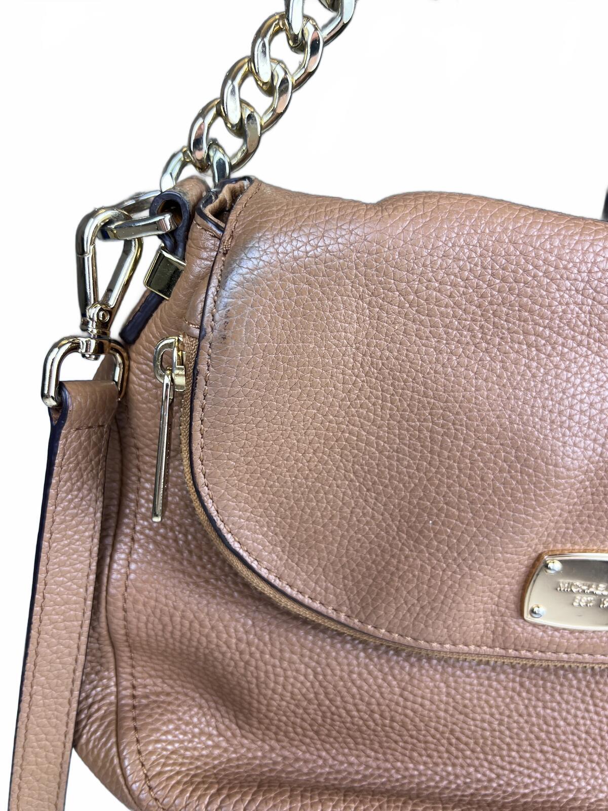 Michael Kors Bedford Tassel Brown Leather Bag