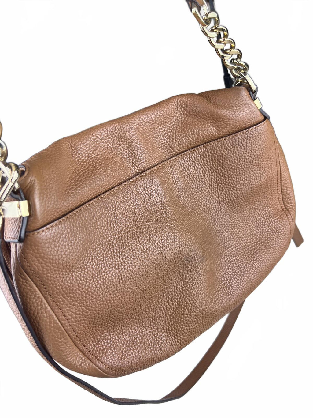 Michael Kors Bedford Tassel Brown Leather Bag