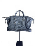 Coach Ashley Black Leather Satchel Bag