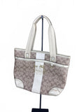 Coach Heritage Stripe Signature Tote Bag