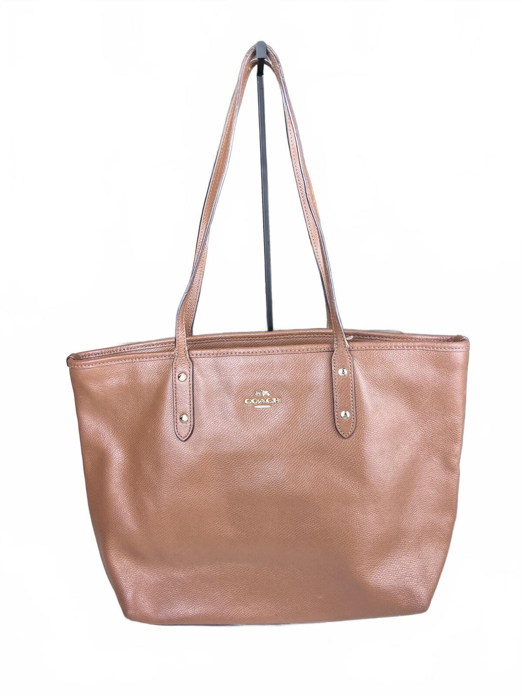 Coach City Brown Leather Tote Bag