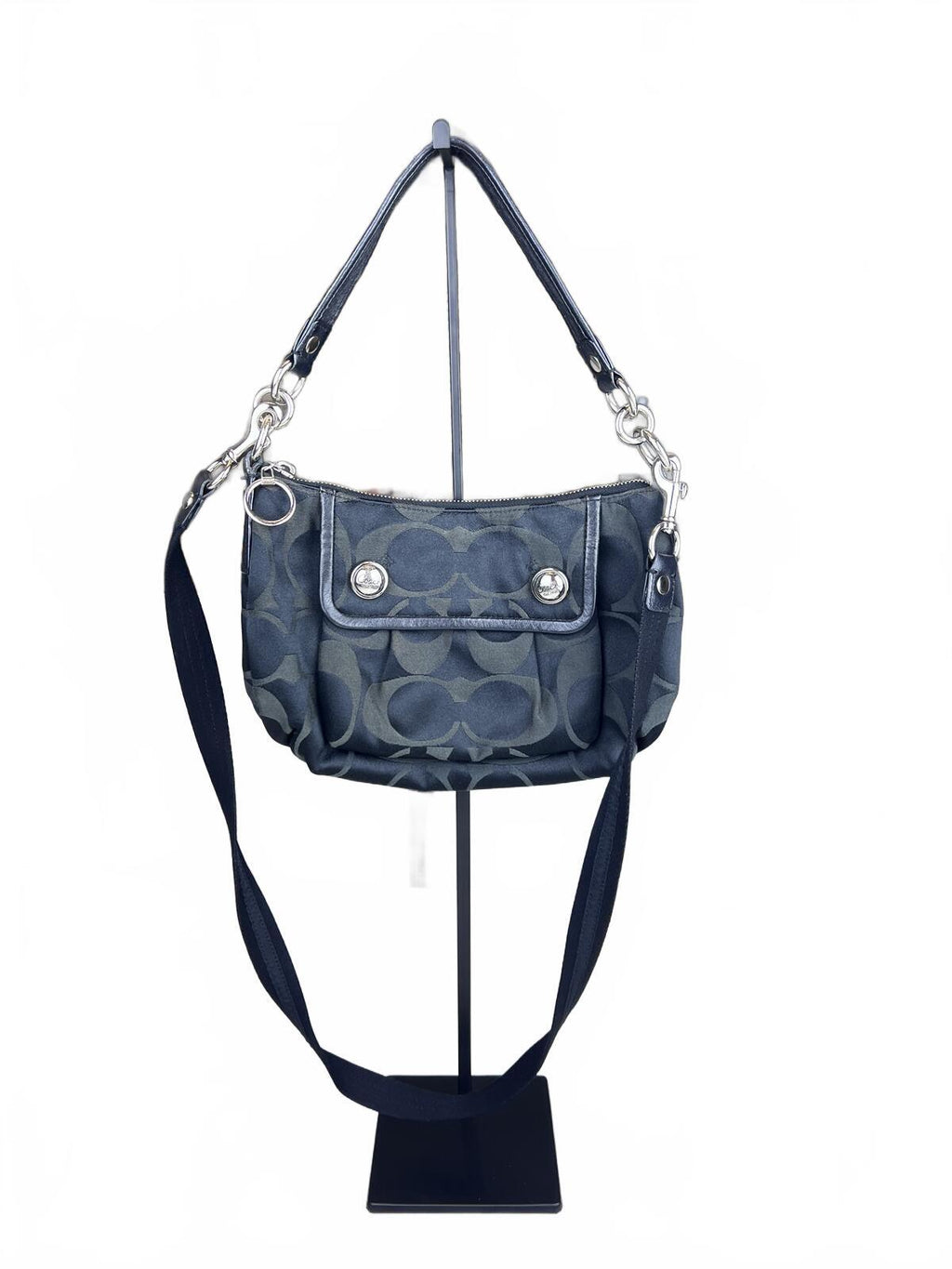 Coach Poppy Signature 2 Way Shoulder Bag