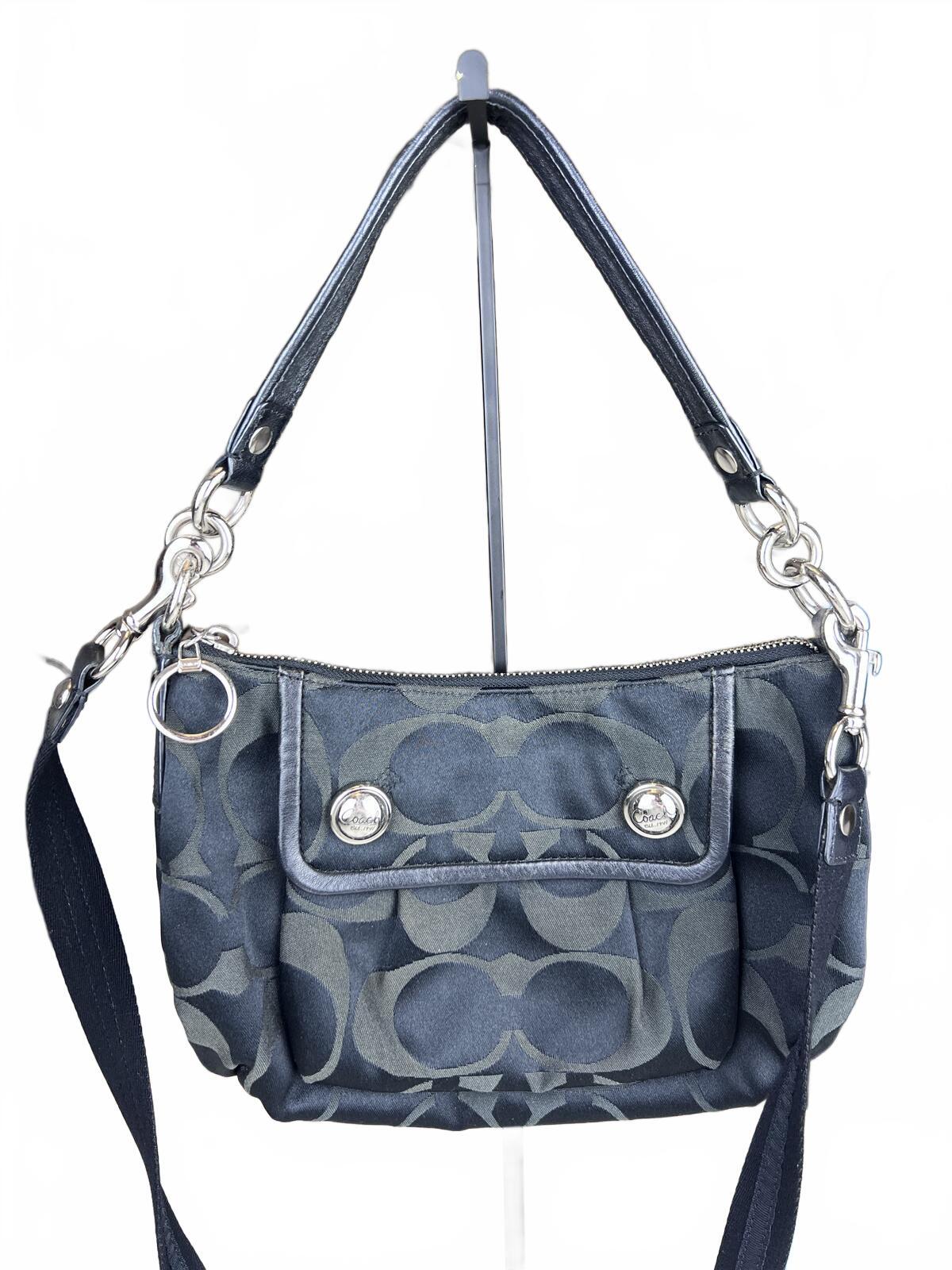 Coach Poppy Signature 2 Way Shoulder Bag