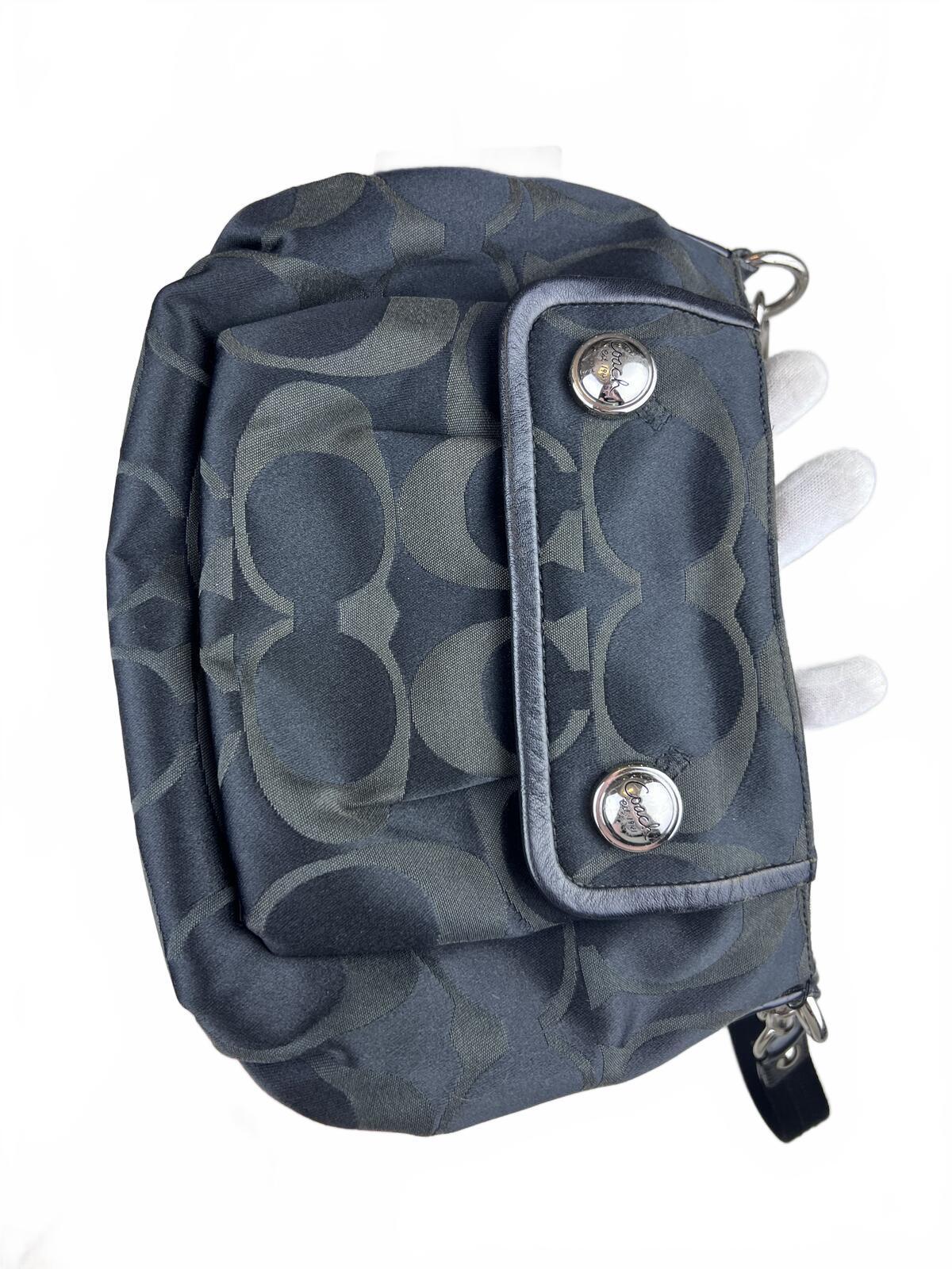 Coach Poppy Signature 2 Way Shoulder Bag