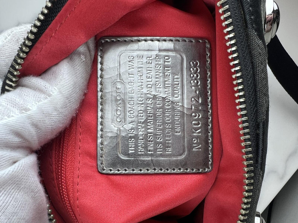 Coach Poppy Signature 2 Way Shoulder Bag