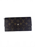 Louis Vuitton Sarah Brown Monogram Long Wallet