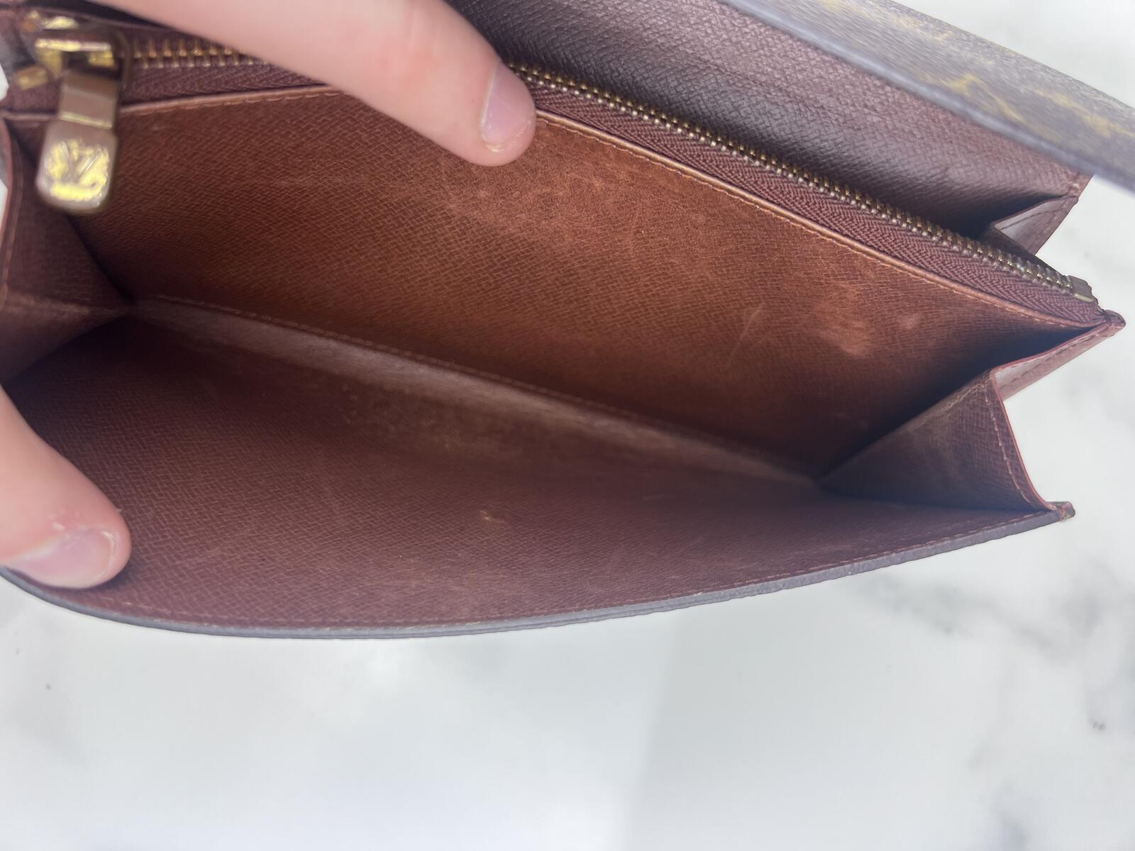 Louis Vuitton Sarah Brown Monogram Long Wallet