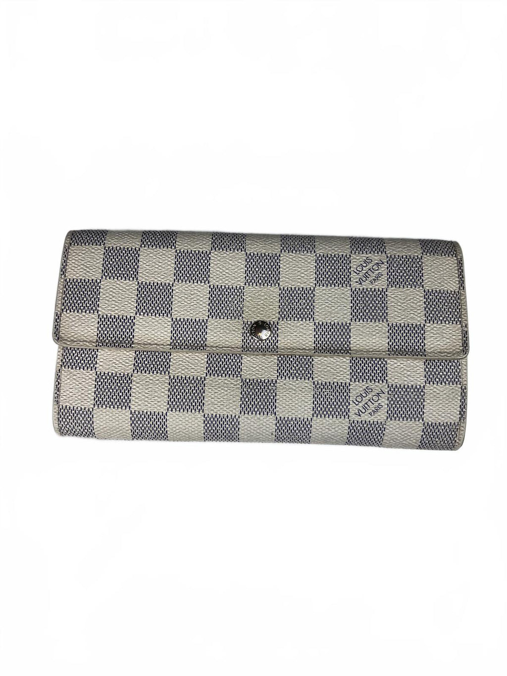 Louis Vuitton Damier Azur Portefeuille Sarah Long Wallet N61735 -  JNUDY