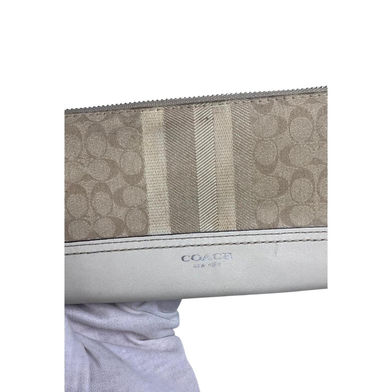 Coach Dempsey Large Wallet in Signature Jacquard Stripe
