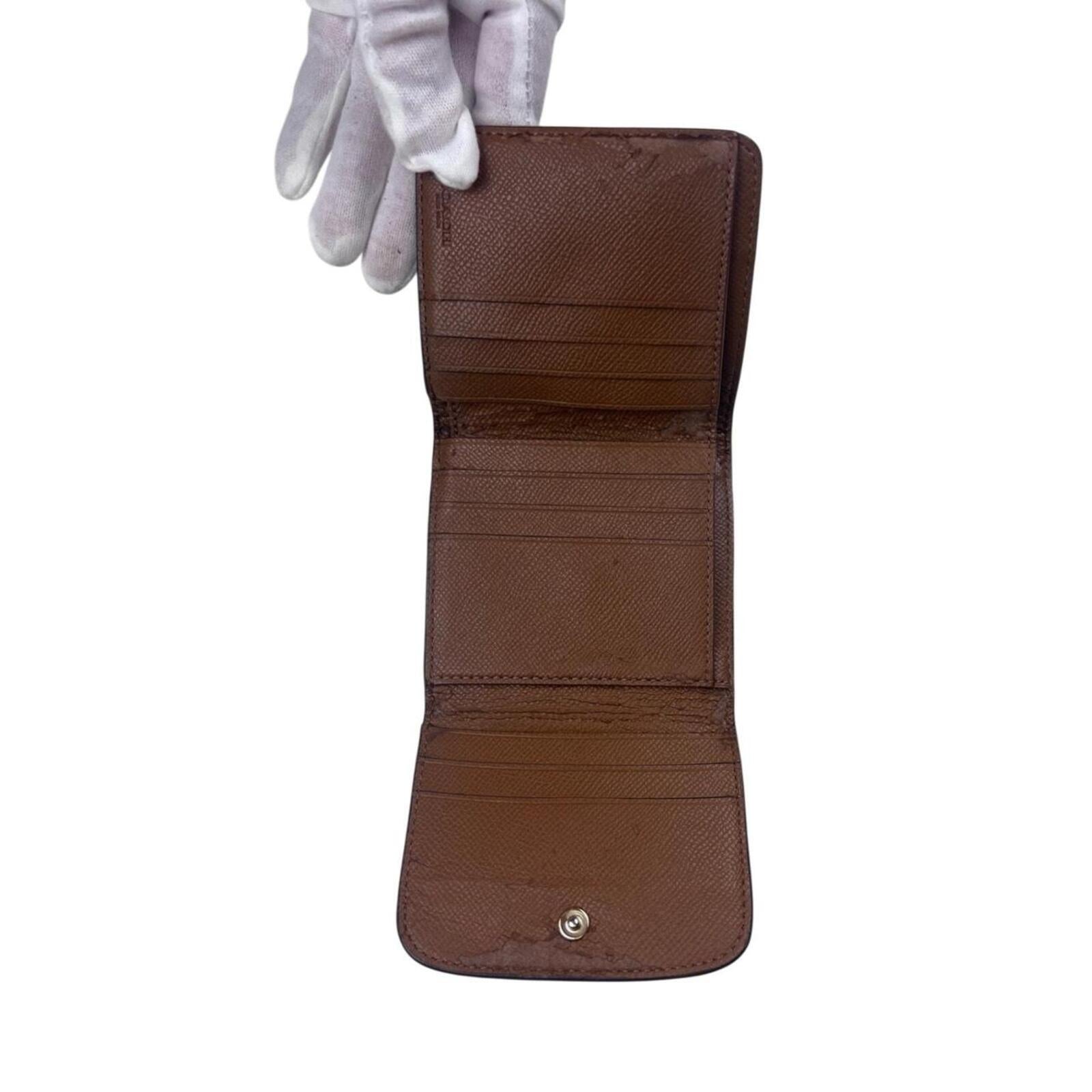 Coach Signature Canvas Snap Wallet