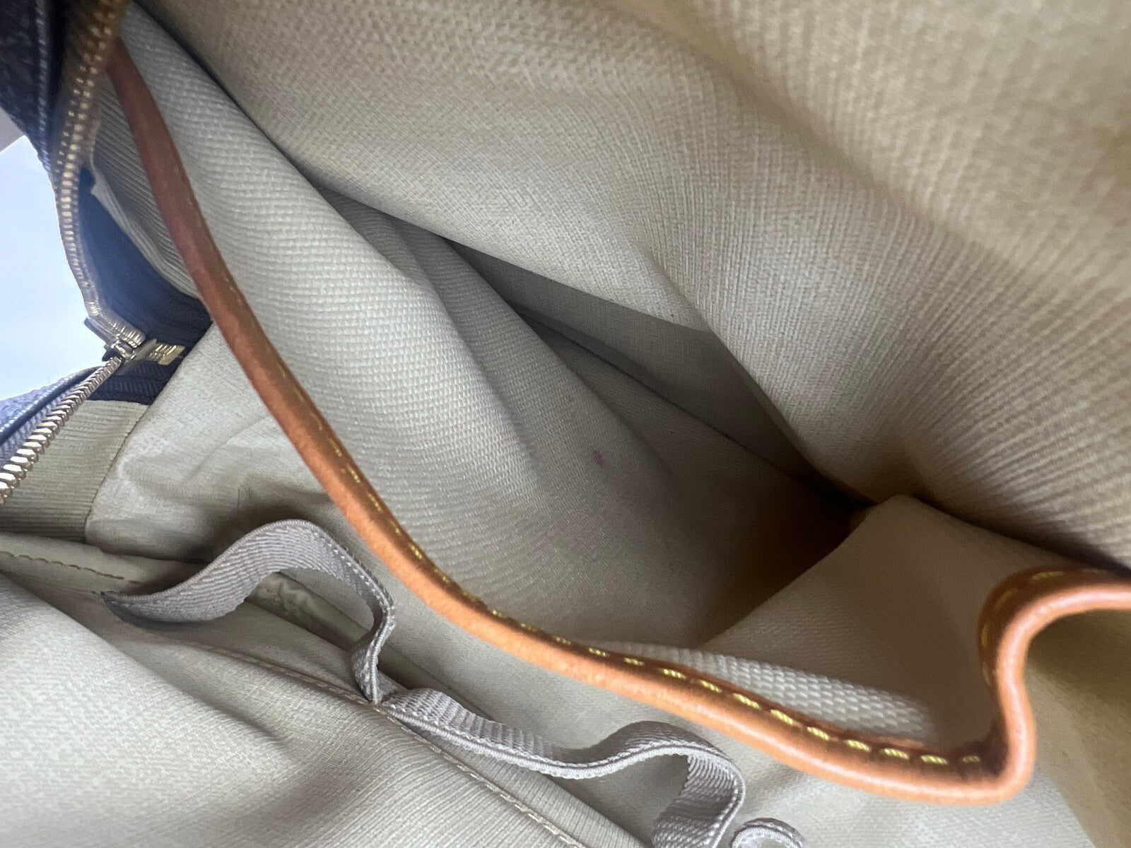 Louis Vuitton Deauville M47270 Hand bag Canvas Monogram