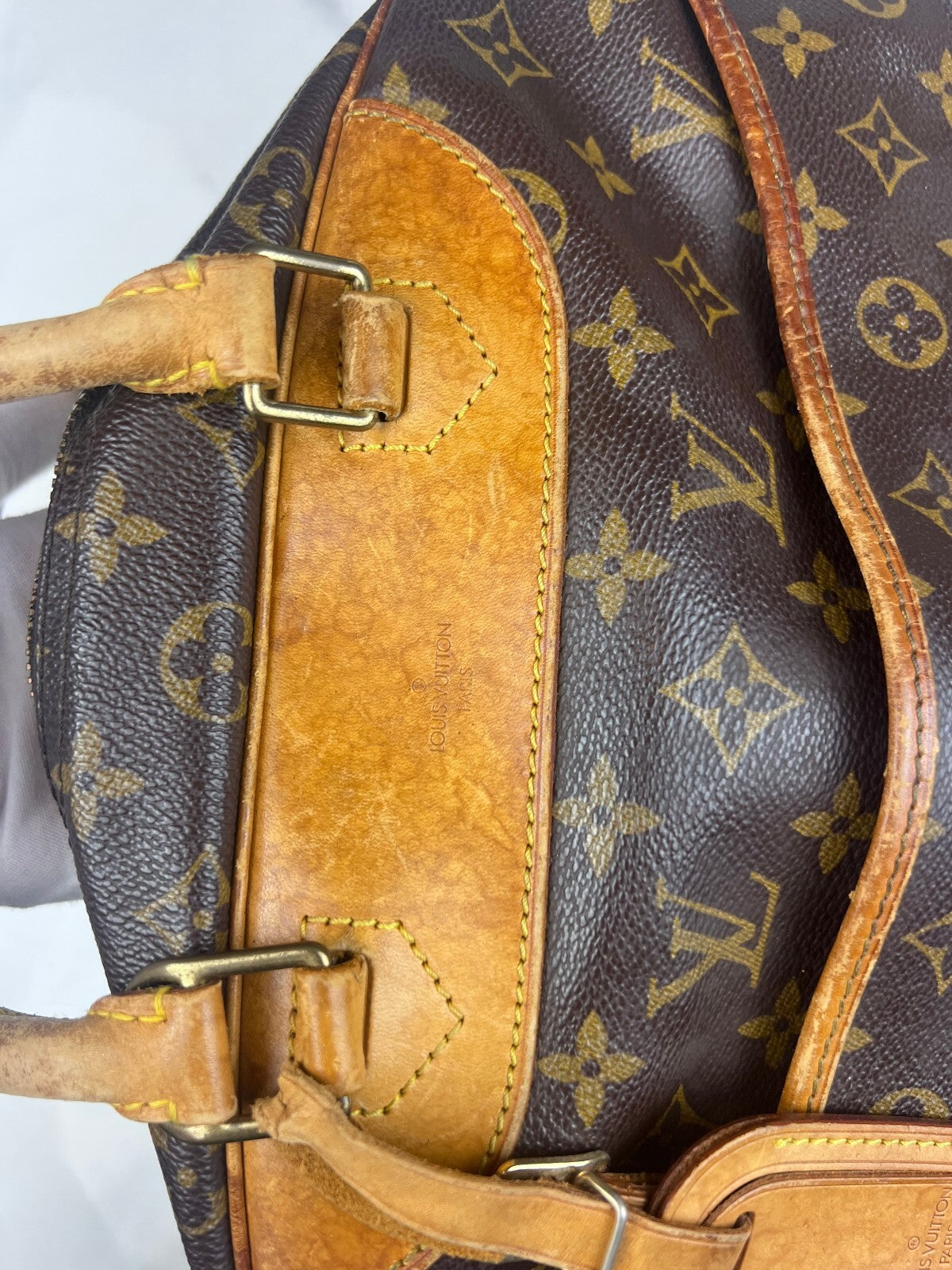 Louis Vuitton Deauville M47270 Hand bag Canvas Monogram