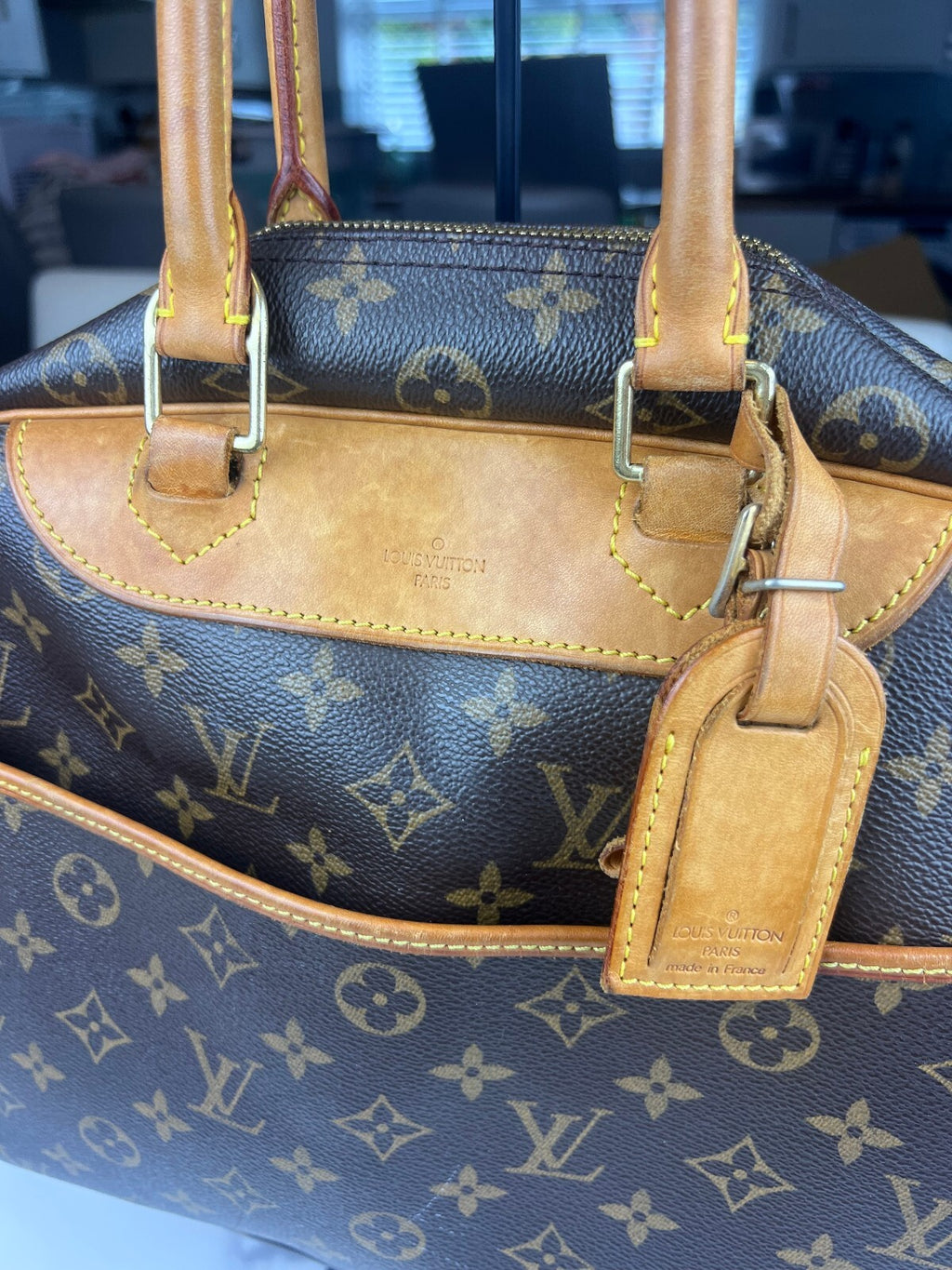 Louis Vuitton Deauville M47270 Hand bag Canvas Monogram