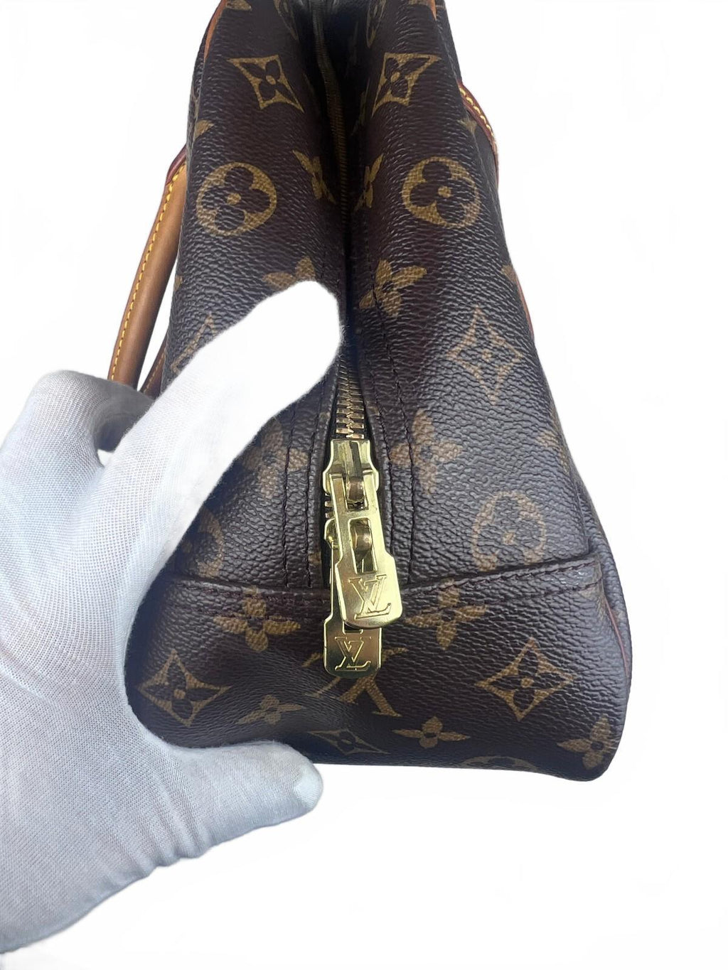 Louis Vuitton Deauville M47270 Hand bag Canvas Monogram