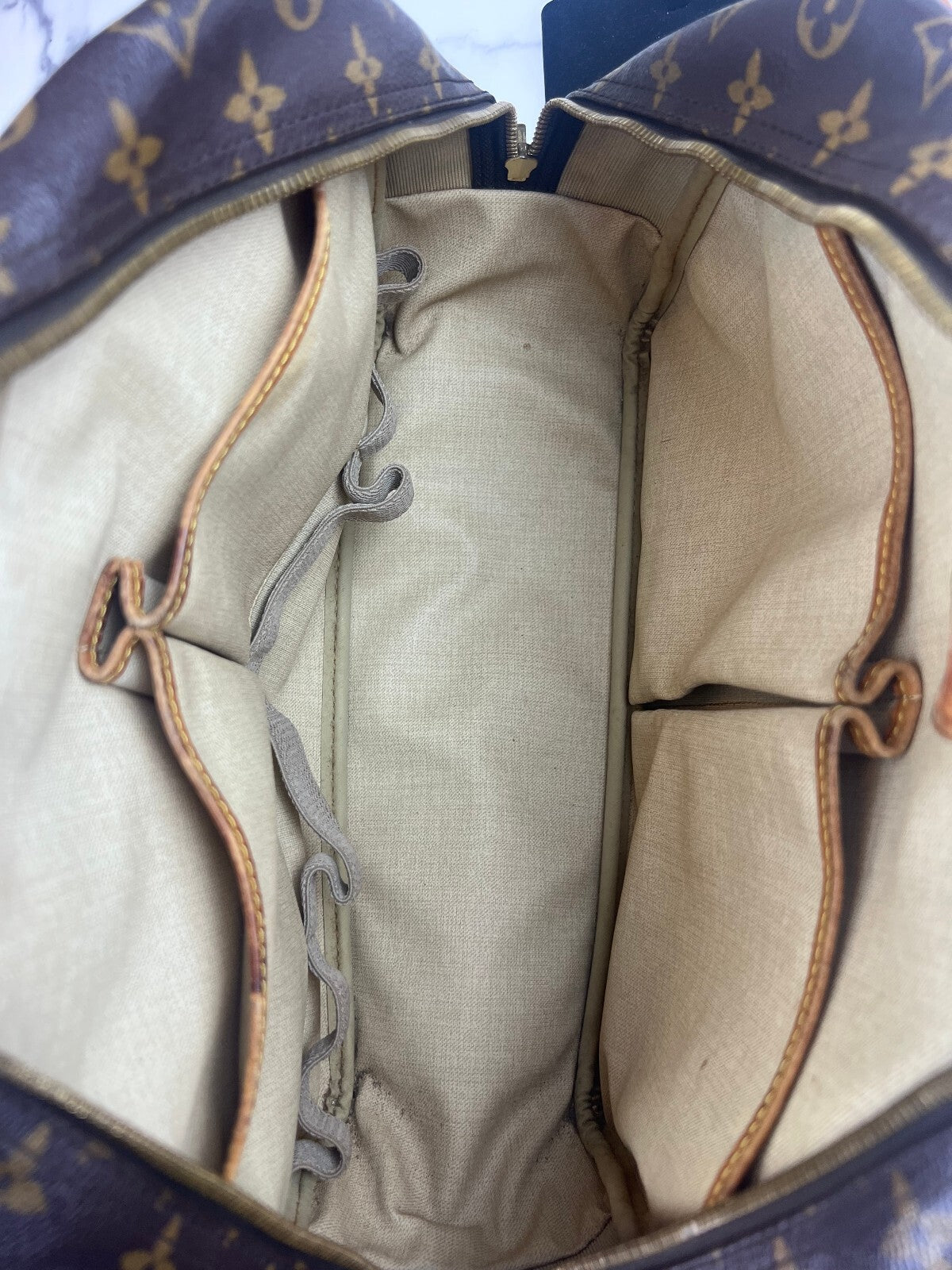Louis Vuitton Deauville M47270 Hand bag Canvas Monogram