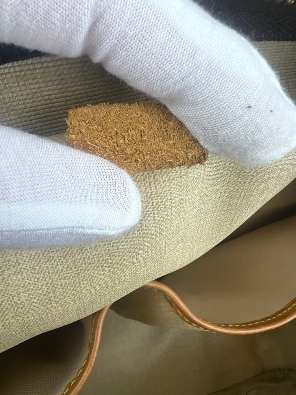 Louis Vuitton Deauville M47270 Hand bag Canvas Monogram