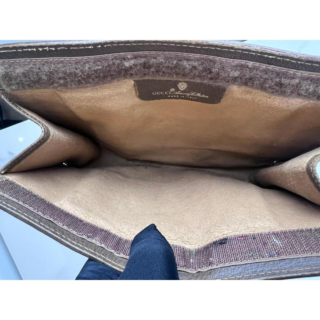 Gucci GG Monogram Clutch Bag