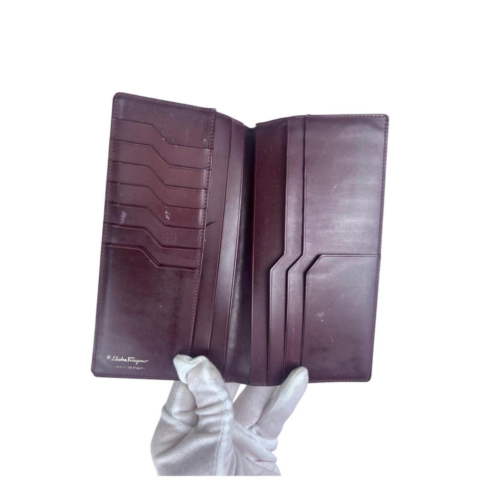 Salvatore Ferragamo leather card holder