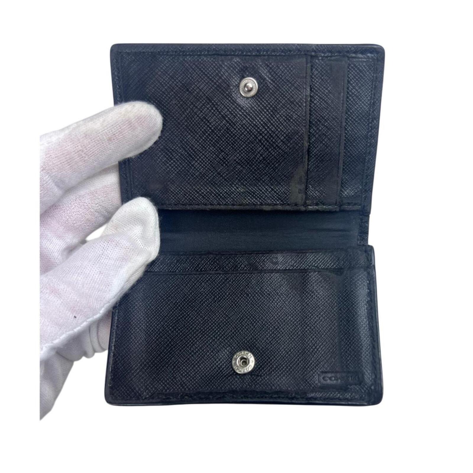 Coach Darcy Black Saffiano Leather Wallet
