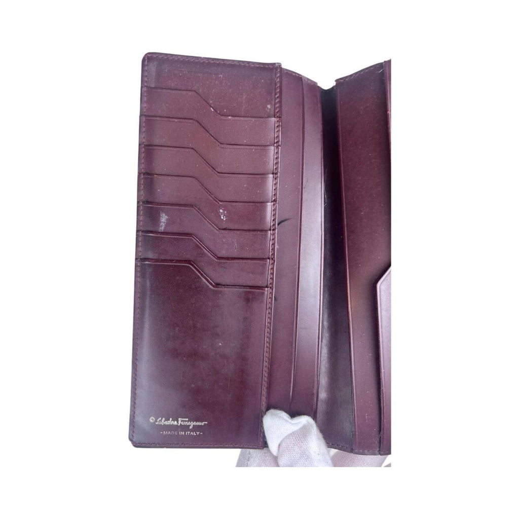 Salvatore Ferragamo leather card holder