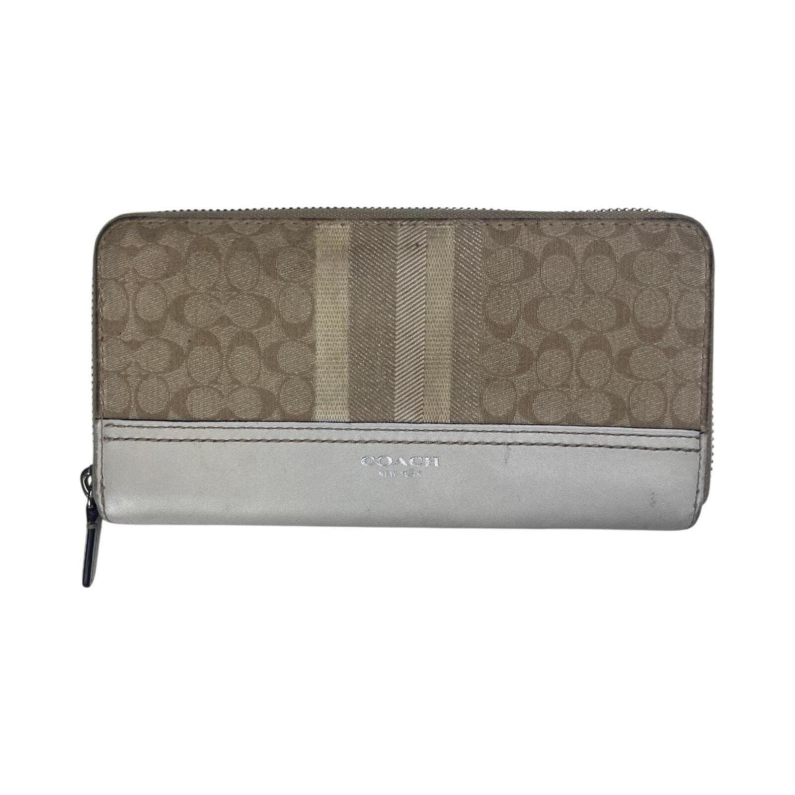 Coach Dempsey Large Wallet in Signature Jacquard Stripe