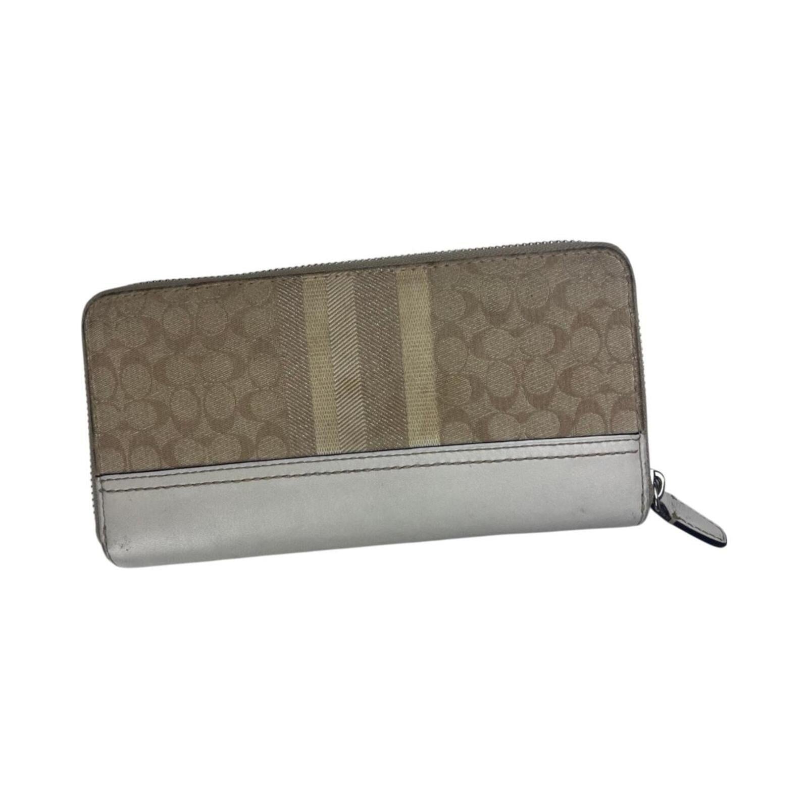 Coach Dempsey Large Wallet in Signature Jacquard Stripe