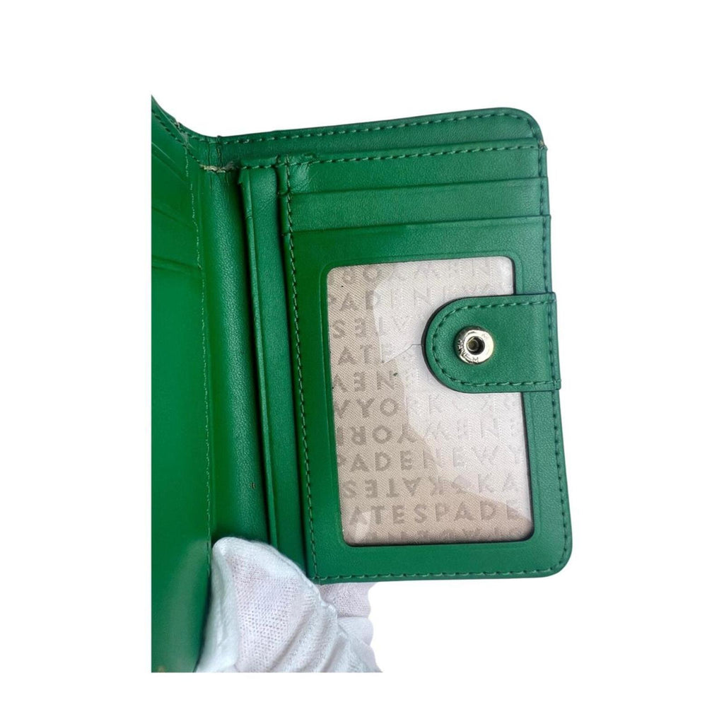 Kate Spade Wellesley Green Leather Wallet