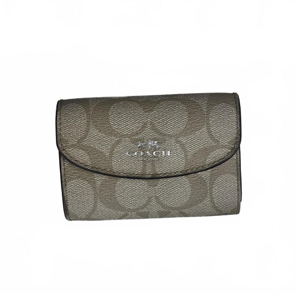 Coach Five Key Ring Case in Signature Canvas
