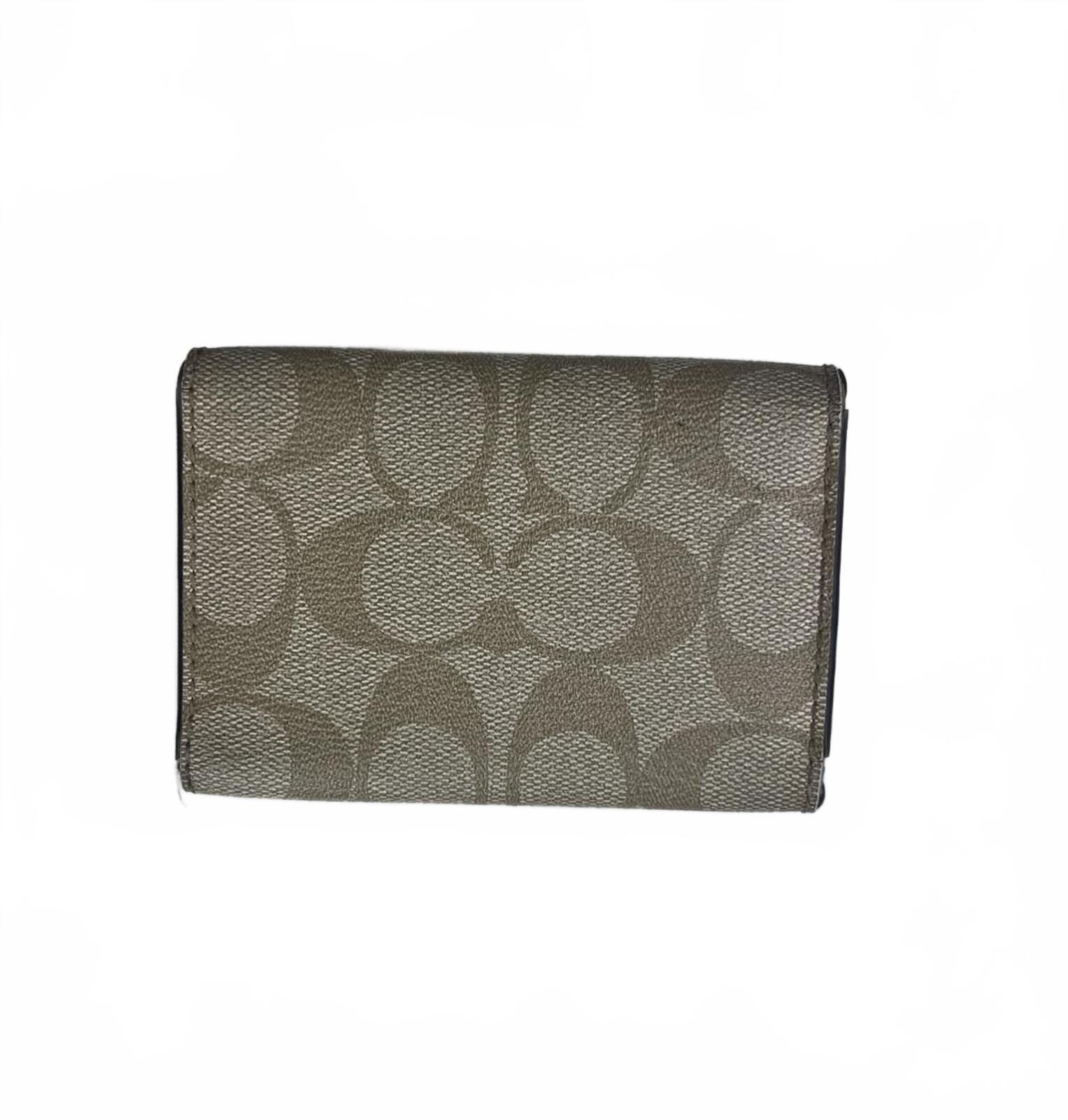 Coach Five Key Ring Case in Signature Canvas