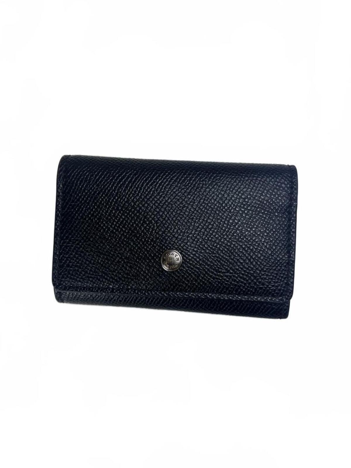Coach 5 Ring Leather Key Case