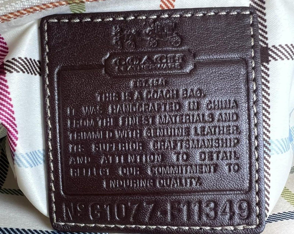 Coach Heritage Stripe Signature Tote Bag