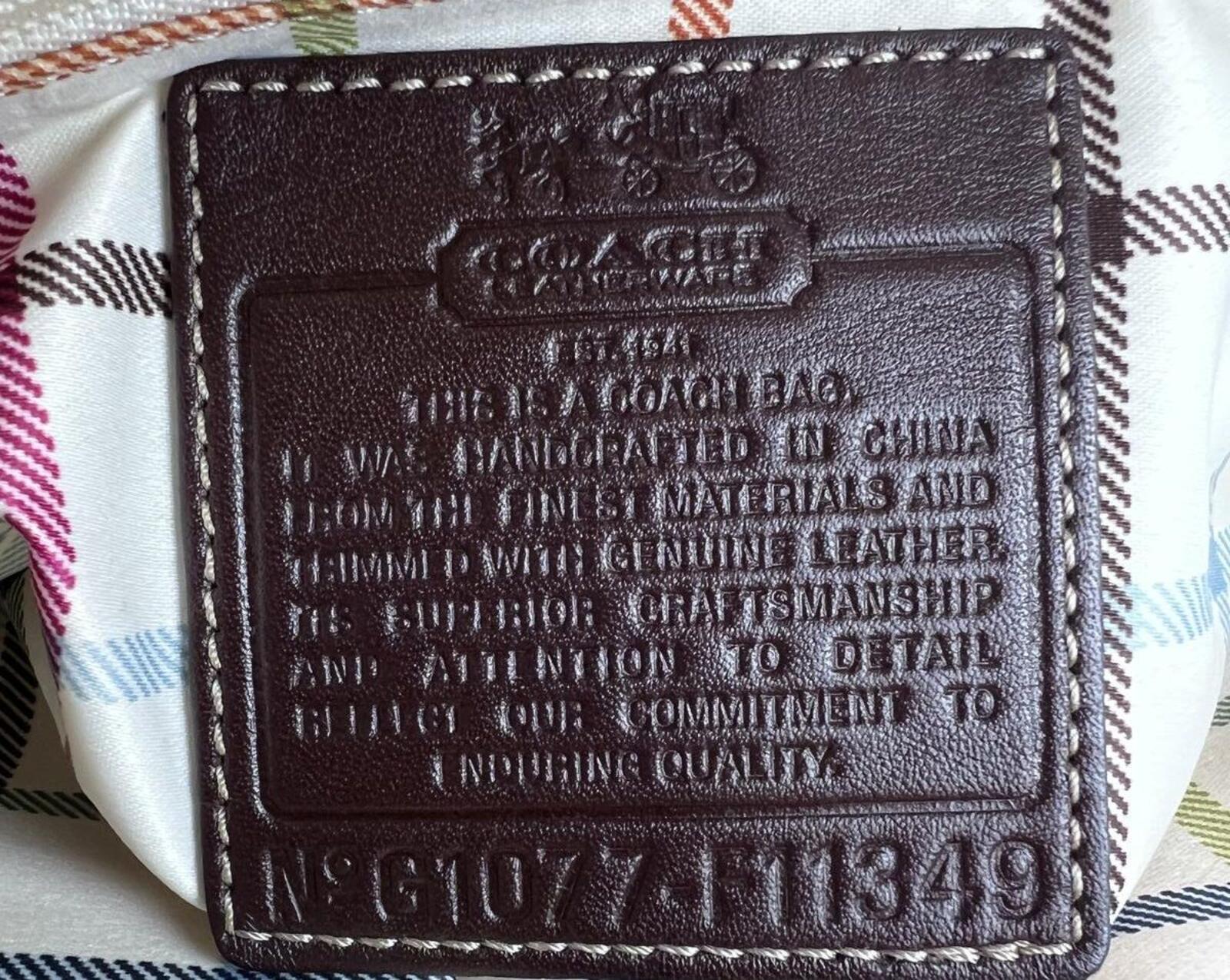 Coach Heritage Stripe Signature Tote Bag